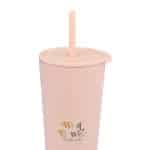 Custom Aviana Rowan Recycled Straw Tumbler - 17 Oz. - Light Peach - 2