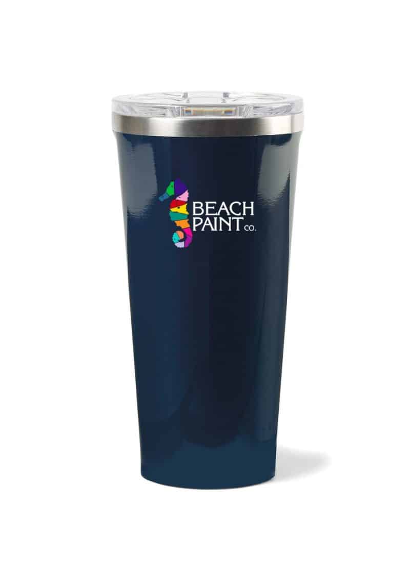 Custom CORKCICLE Tumbler - 16 Oz. - Gloss Navy - 2