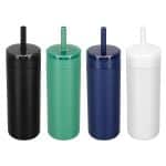 Custom Elyse 22 oz Eco-Friendly Leak Proof Vacuum Silicone Straw Tumbler - 1