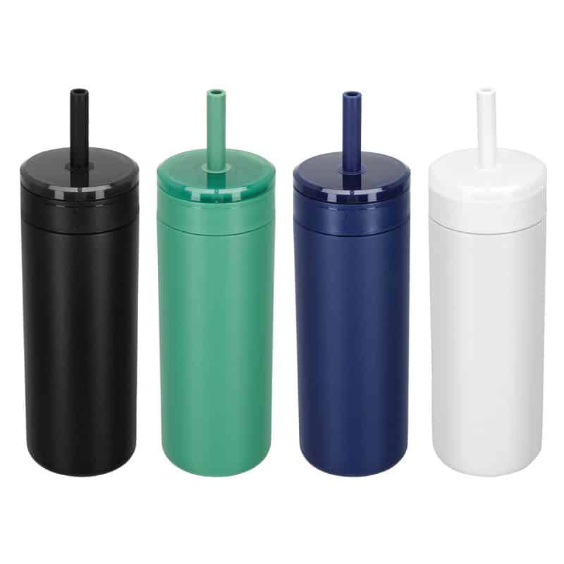 Custom Elyse 22 oz Eco-Friendly Leak Proof Vacuum Silicone Straw Tumbler - 1
