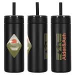 Custom Elyse 22 oz Eco-Friendly Leak Proof Vacuum Silicone Straw Tumbler - 2