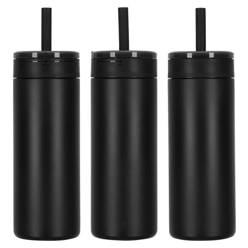Custom Elyse 22 oz Eco-Friendly Leak Proof Vacuum Silicone Straw Tumbler - 3