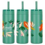 Custom Elyse 22 oz Eco-Friendly Leak Proof Vacuum Silicone Straw Tumbler - 4