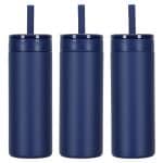 Custom Elyse 22 oz Eco-Friendly Leak Proof Vacuum Silicone Straw Tumbler - 7