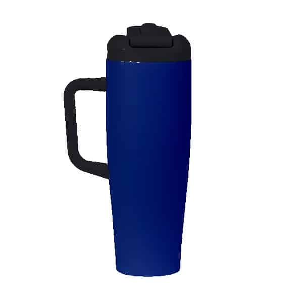 Custom FlipSwitch 40 oz Recycled Stainless Steel Tumbler with Handle - 3