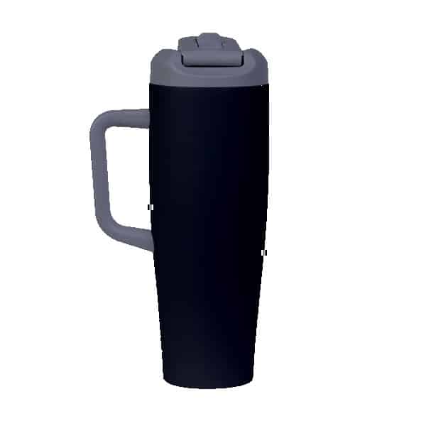 Custom FlipSwitch 40 oz Recycled Stainless Steel Tumbler with Handle - 4