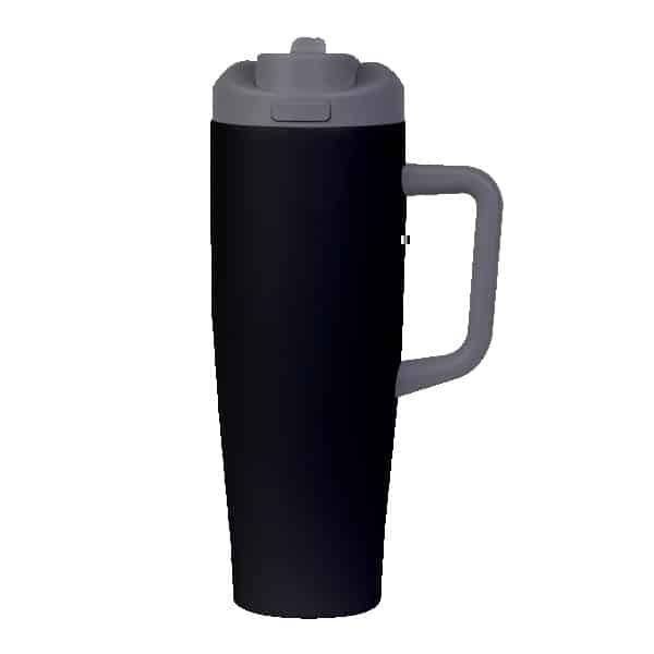 Custom FlipSwitch 40 oz Recycled Stainless Steel Tumbler with Handle - 5