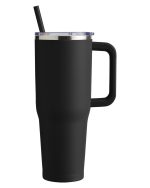 Custom Harriton 40 oz Vacuum Insulated Stainless Steel Travel Tumbler - 1