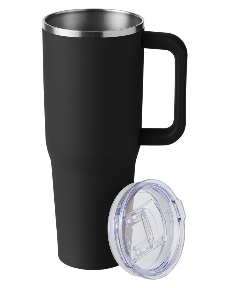 Custom Harriton 40 oz Vacuum Insulated Stainless Steel Travel Tumbler - 2