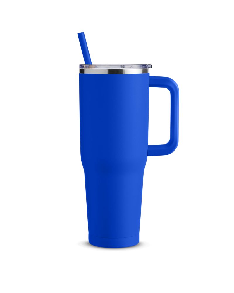 Custom Harriton 40 oz Vacuum Insulated Stainless Steel Travel Tumbler - 6
