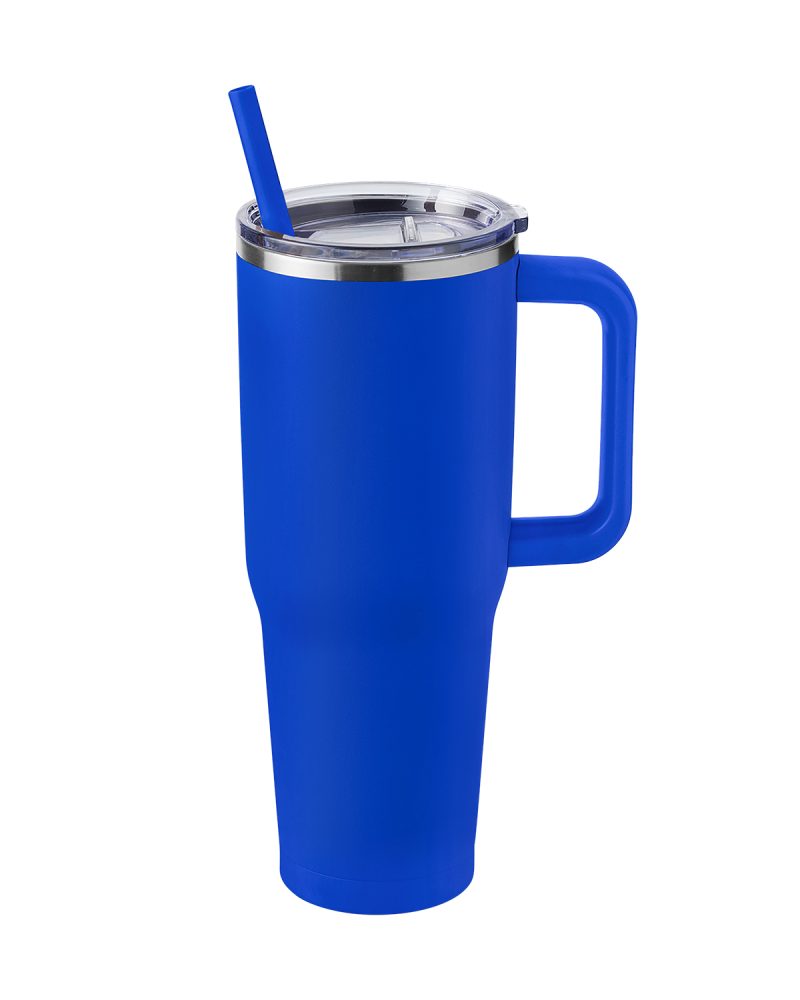 Custom Harriton 40 oz Vacuum Insulated Stainless Steel Travel Tumbler - 7