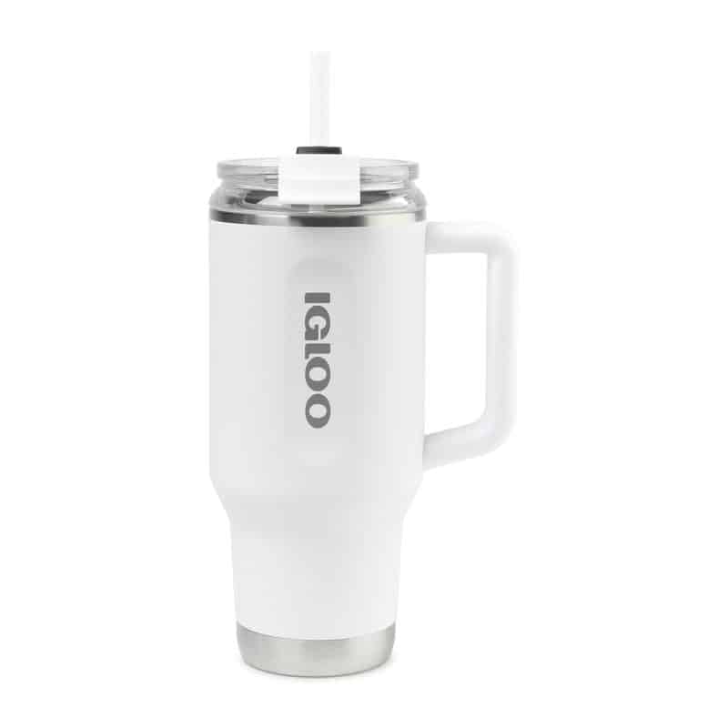 Custom Igloo Travel Tumbler - 32 Oz. - White - 2