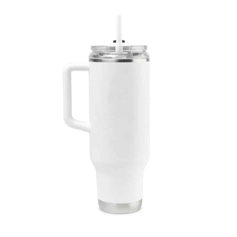 Custom Igloo Travel Tumbler - 40 Oz. - White - 1