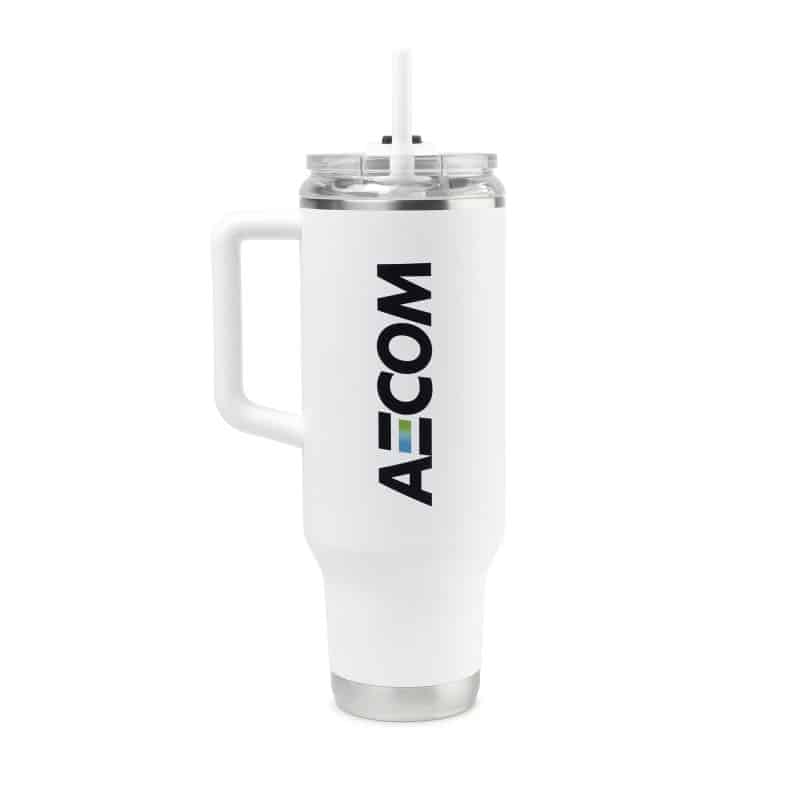 Custom Igloo Travel Tumbler - 40 Oz. - White