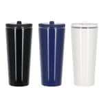 Custom Larsen 24 oz Recycled Acrylic Straw Tumbler w/ Handle - 1
