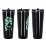 Custom Larsen 24 oz Recycled Acrylic Straw Tumbler w/ Handle - 2