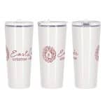 Custom Larsen 24 oz Recycled Acrylic Straw Tumbler w/ Handle - 6
