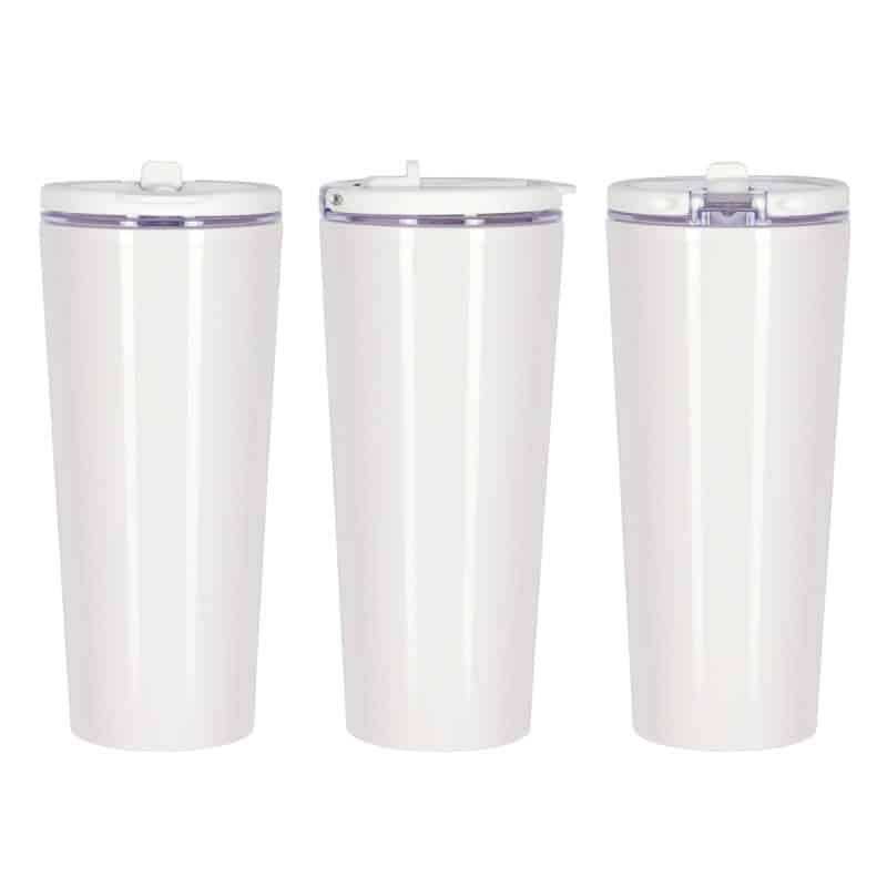 Custom Larsen 24 oz Recycled Acrylic Straw Tumbler w/ Handle - 7