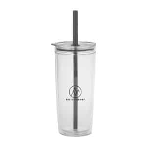Custom MiiR Everywhere Straw Tumbler - 16 Oz. - Clear