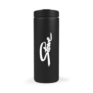 Custom MiiR Vacuum Insulated Travel Tumbler - 16 Oz. - Black Powder