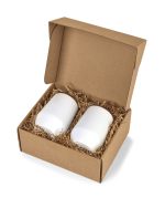 Custom MiiR Wine Tumbler Gift Set - White Powder - 1