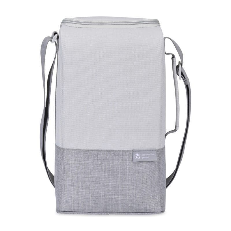 Custom Parkview Recycled rPET Insulated Wine-to-Go Carry Tote - Greystone - 2