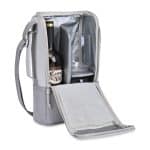 Custom Parkview Recycled rPET Insulated Wine-to-Go Carry Tote - Greystone - 3