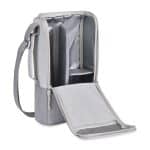 Custom Parkview Recycled rPET Insulated Wine-to-Go Carry Tote - Greystone - 4