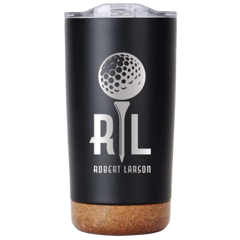 Custom Pod Cork Bottom Stainless Tumbler 18 Oz - 1