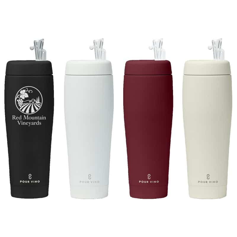Custom Pour Caddy On the Go Wine Tumbler