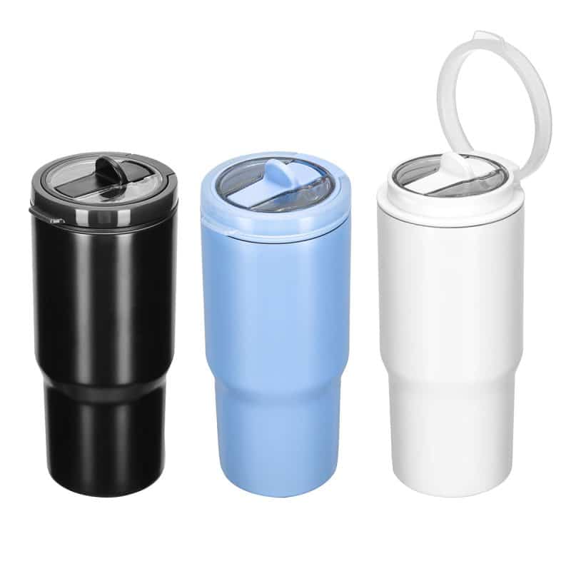 Custom Quincy 25 oz Eco-Friendly Vacuum Insulated Tumbler w/ Removable Straw - 1