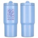 Custom Quincy 25 oz Eco-Friendly Vacuum Insulated Tumbler w/ Removable Straw - 4