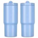 Custom Quincy 25 oz Eco-Friendly Vacuum Insulated Tumbler w/ Removable Straw - 5