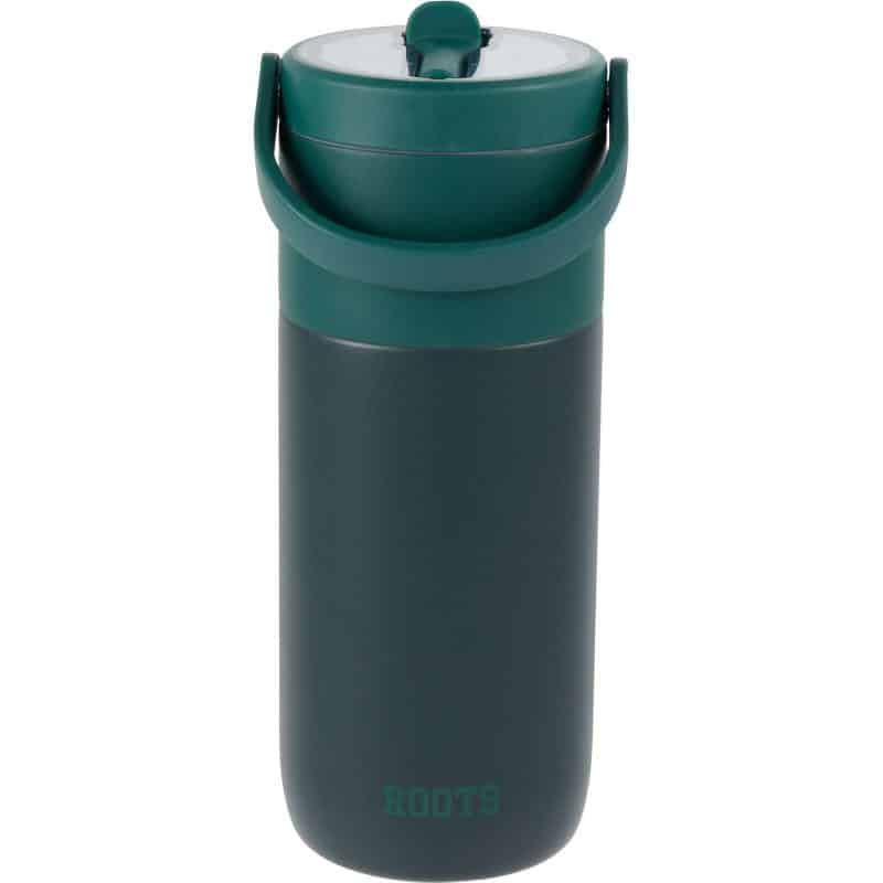Custom ROOTS Ceramic Lined Travel Tumbler w/ Straw 20oz - 5