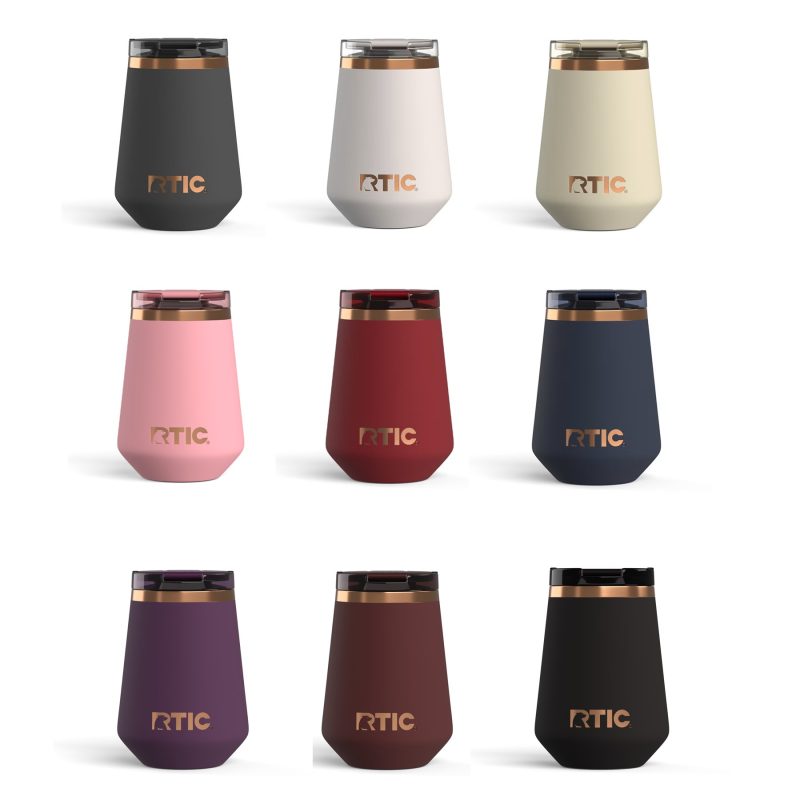Custom RTIC® Gift Set - 12 oz Happy Hour Wine and 18 oz Pint Tumbler - 1