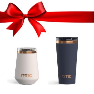 Custom RTIC® Gift Set - 12 oz Happy Hour Wine and 18 oz Pint Tumbler