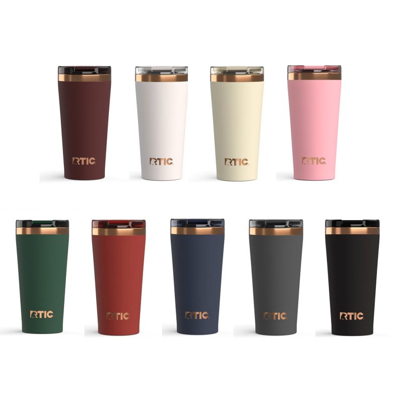 Custom RTIC® Gift Set - 12 oz Happy Hour Wine and 18 oz Pint Tumbler - 4
