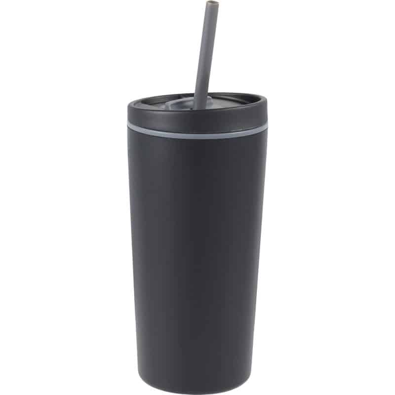 Custom Santino Recycled Tumbler w/ Dual Function Lid 16oz - 4
