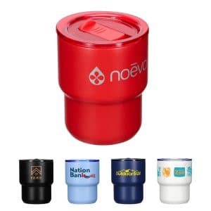 Custom Savor 10 oz Eco-Friendly Ceramic-lined Vacuum Insulated Stackable Tumbler