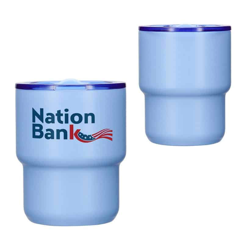 Custom Savor 10 oz Eco-Friendly Ceramic-lined Vacuum Insulated Stackable Tumbler - 4