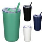 Custom Savor 16 oz Eco-Friendly Ceramic-lined Vacuum Insulated Tumbler - 1