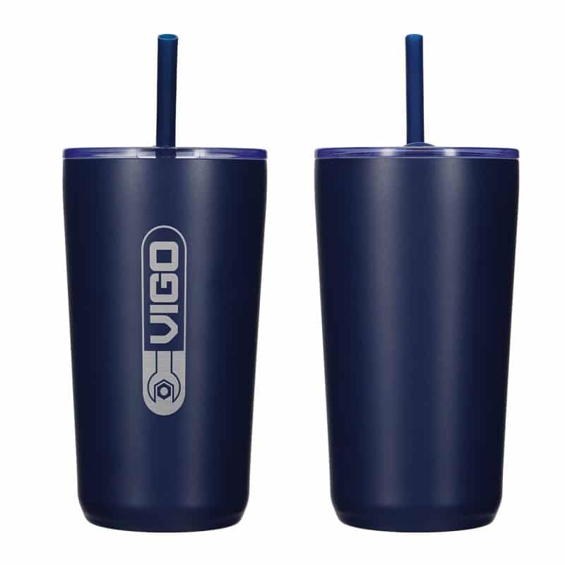 Custom Savor 16 oz Eco-Friendly Ceramic-lined Vacuum Insulated Tumbler - 6